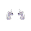 Unicorn Studs - Silver