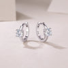 Single Diamond Moissanite Earrings