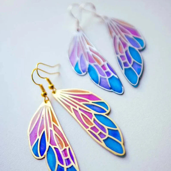 Whisperwing drop earrings
