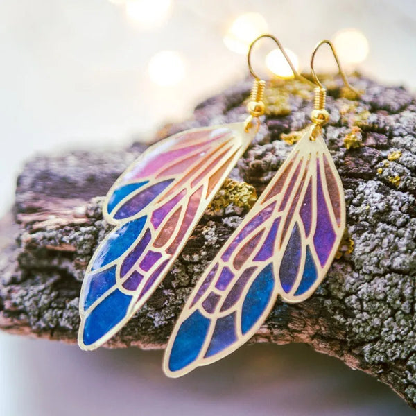 Whisperwing drop earrings