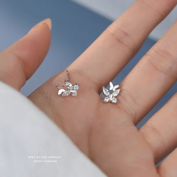 Crystal Butterfly Earrings