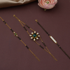 92.5 Silver 6 Stone Mangalsutra Bracelet