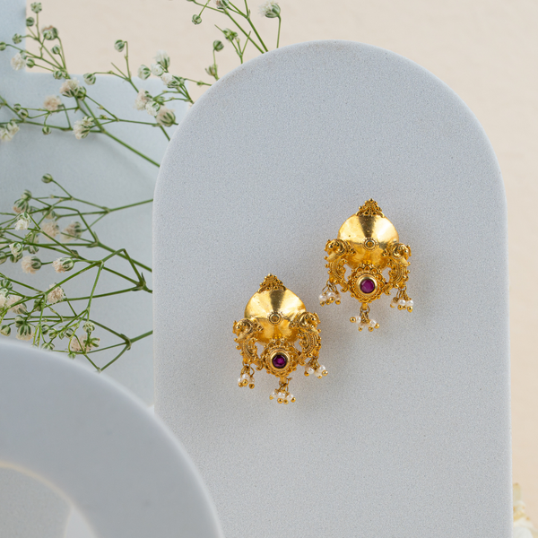 Royal Peacock 925 Earrings