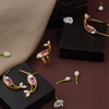 92.5 Siver Pink Pisces Bracelet