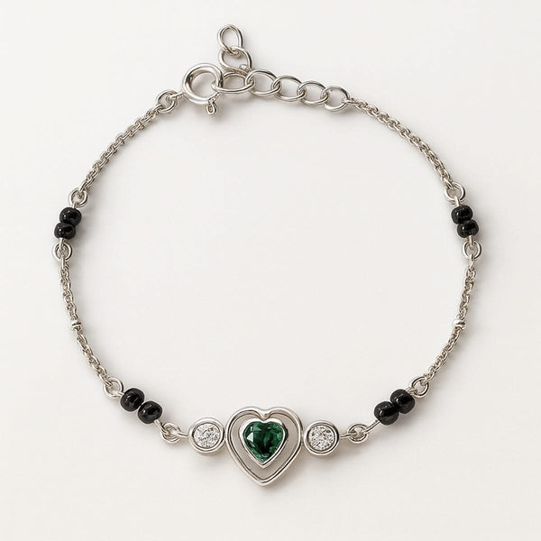 Silver Heart Bracelet for Kids