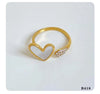 Style Heart Shape Bow Knot Ring