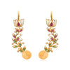 999 Silver Dhanlakshmi and Lotus Earcuff