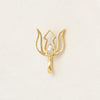 92.5 Gold Plated Silver Lotus Nose Clip