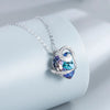 Austrian Crystal Love Interwoven Heart-Shaped Necklace
