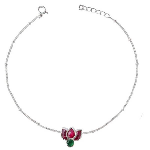 Silver Kamal Bracelet