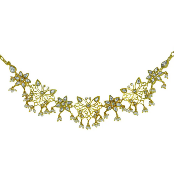 92.5 Silver Butterfly Choker