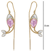 92.5 Silver Gulabo Pisces Needle Earring