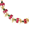 92.5 Silver Kundan Lotus Choker