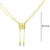 92.5 Silver Butterfly Stone Drop Necklace