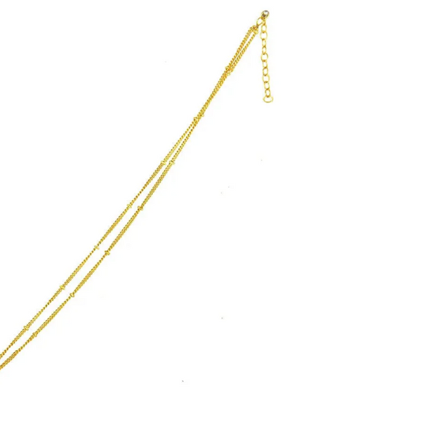 92.5 Silver Butterfly Stone Drop Necklace