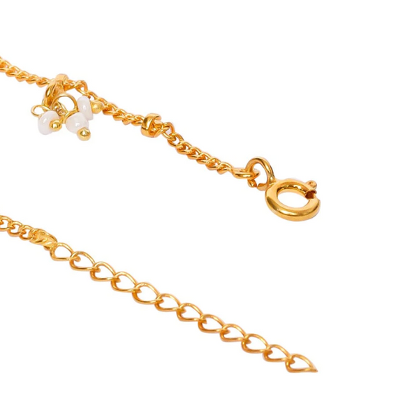 92.5 Silver Double Swan Anklet