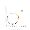 92.5 Sterling Silver Minimalist Heart Mangalsutra Bracelet