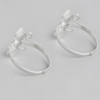 92.5 Silver Pink Toe Ring