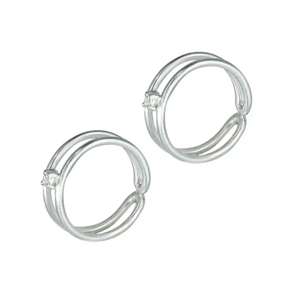 92.5 Classic Silver Toe Rings