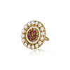 92.5 Silver Timeless Gold Plated Jadau Ring