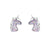 Unicorn Studs - Silver