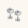 Thunder Moissanite Ear Studs