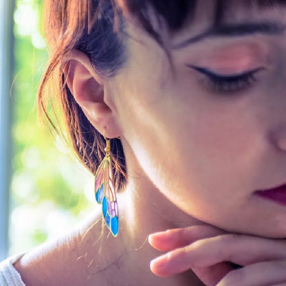 Whisperwing drop earrings