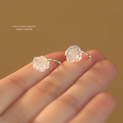 Garden Rose Ear Hook