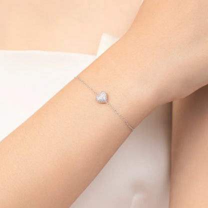 Heart Shape Zircon Bracelets