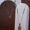 92.5 Silver Peacock Mangalsutra Necklace