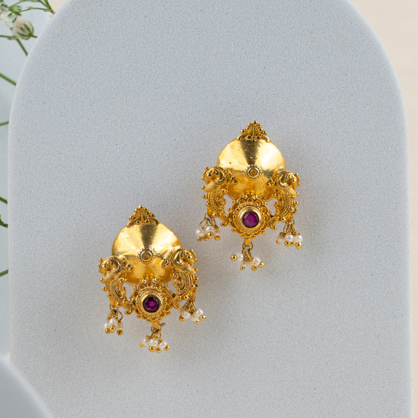 Royal Peacock 925 Earrings