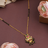92.5 Silver Peacock Mangalsutra Necklace