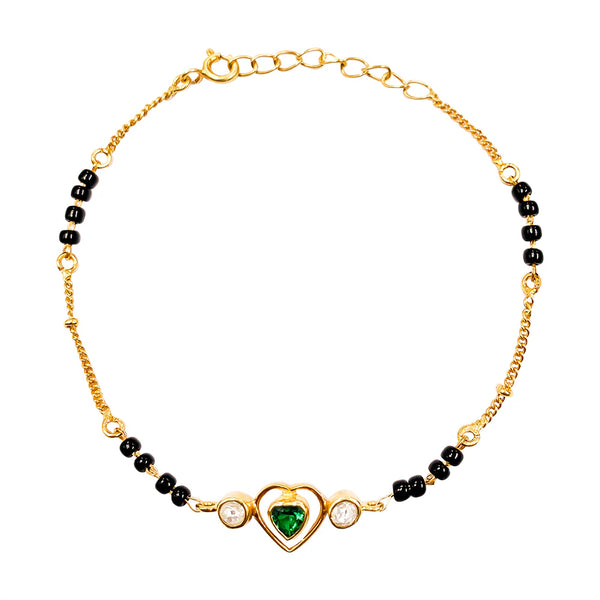 92.5 Silver Green Hand Mangal Sutra