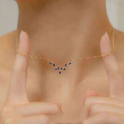 Deep Sea Blue Necklace