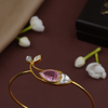 92.5 Siver Pink Pisces Bracelet