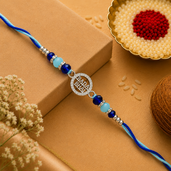 Pyaar Ka Bandhan– 925 Sterling Silver Rakhi