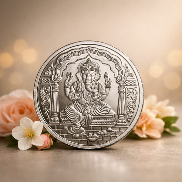 Shree Ganesh 999 Silver Coin