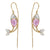 92.5 Silver Gulabo Pisces Needle Earring