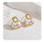 Square Zircon Inlay Earrings