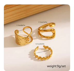 Streetwear Adjustable RIngs