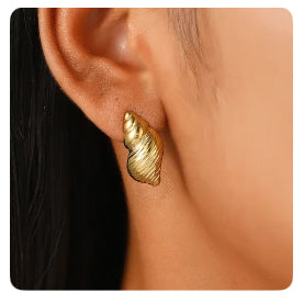 Sea Shell Studs