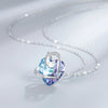 Austrian Crystal Love Interwoven Heart-Shaped Necklace
