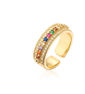 Multicolor Adjustable Unity Loop Ring