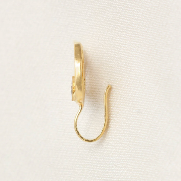 92.5 Gold Plated Silver Lotus Nose Clip