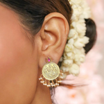 92.5 Silver Dhanalakshmi Ear studs