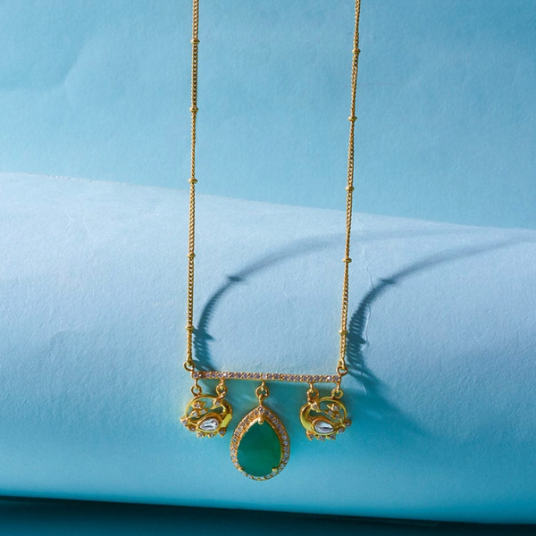 92.5 Silver Sleek Swan Necklace