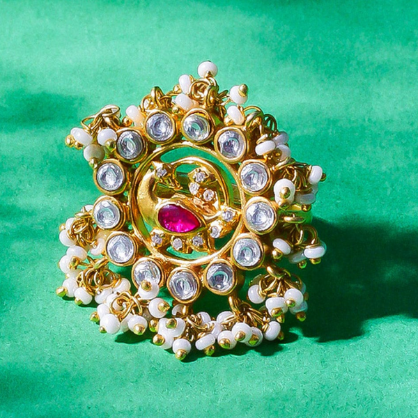 Silver Swan Pearl Ring