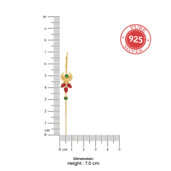 92.5 Silver Traditional Needle Earcuff