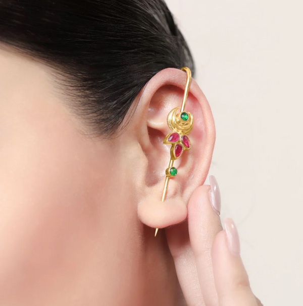 92.5 Silver Traditional Needle Earcuff