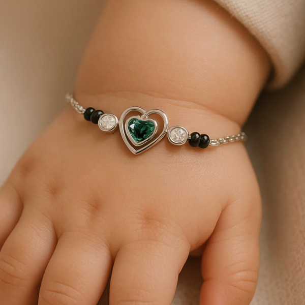 Silver Heart Bracelet for Kids
